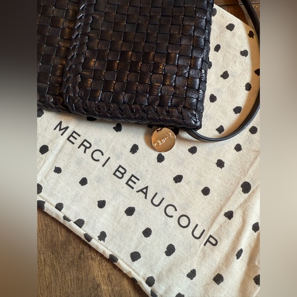 Clare V Black Woven Envelope Clutch - Picture 7 of 8